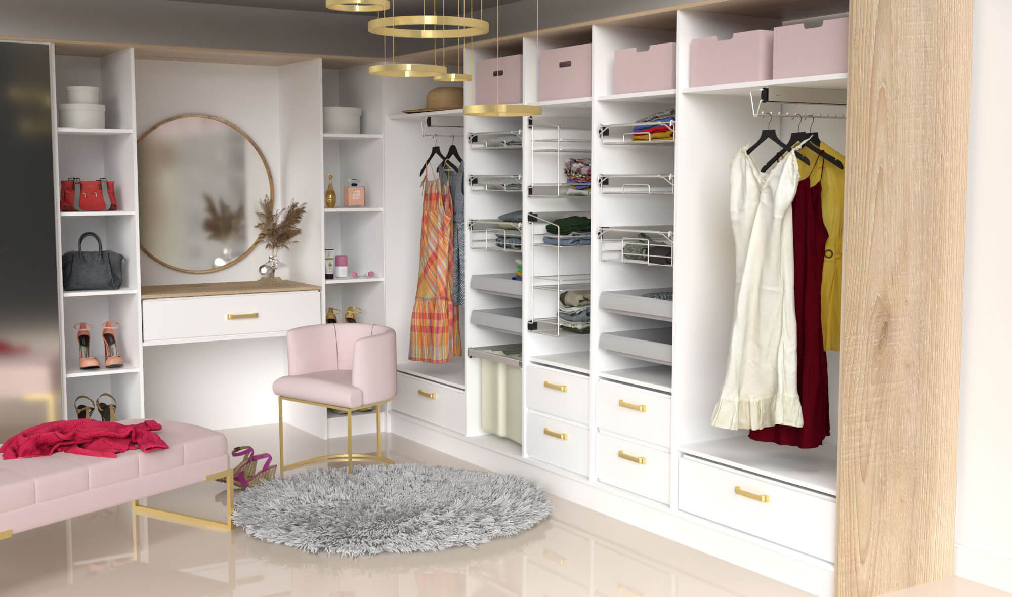 nowoczesne uchwyty meblowe do szaf